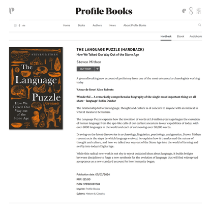 The Language Puzzle - Profile Books