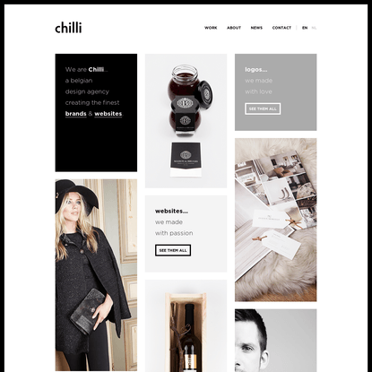 Graphic design agency &amp; web design - Chilli - Logo design - Branding &amp; webdesign