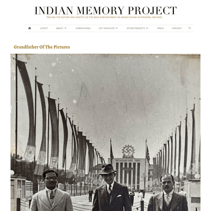 HOME - INDIAN MEMORY PROJECT - FAMILY PHOTOS & NARRATIVES