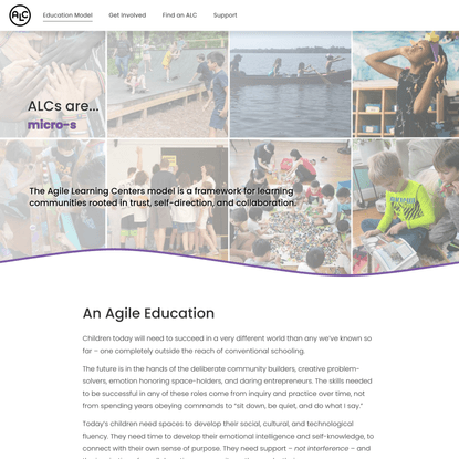 Agile Learning Centers – self-directed education communities