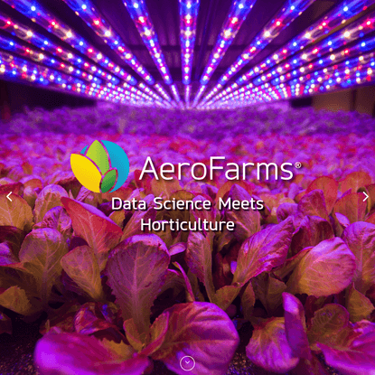 AeroFarms is on a mission to transform agriculture