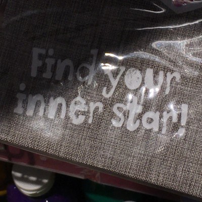 photo capturing the phrase, find your inner start