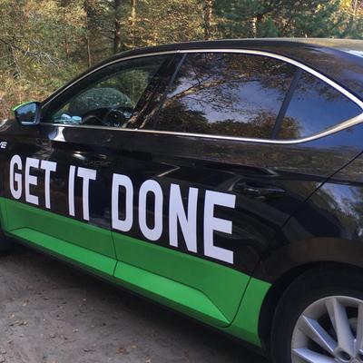 photo capturing the phrase, get it done