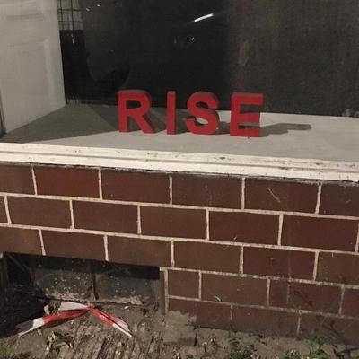 photo capturing the phrase, rise