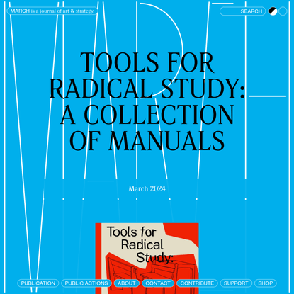 Tools for Radical Study: A Collection of Manuals