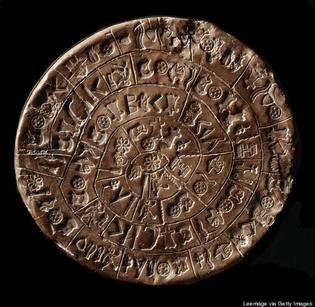 phaestos disc, Crete, 2nd millennium BC