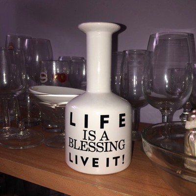 photo capturing the phrase, life is a blessing, live it!