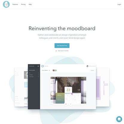 Build moodboards collaboratively with your team or clients || Moodily