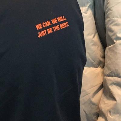 photo capturing the phrase, we can. we will. just be the best