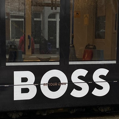 photo capturing the phrase, be your own boss