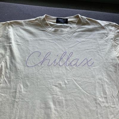 photo capturing the phrase, chillax