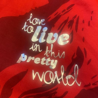 photo capturing the phrase, love to live in thin pretty world