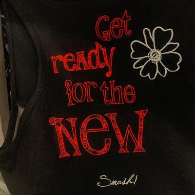 photo capturing the phrase, get ready for the new smash