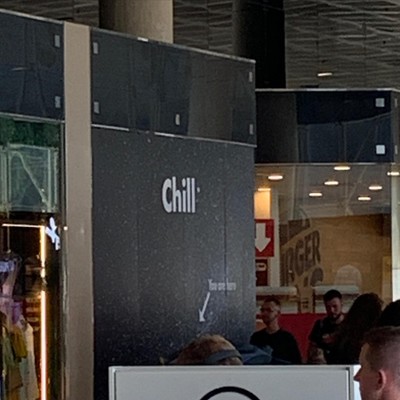 photo capturing the phrase, chill