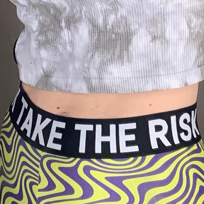 photo capturing the phrase, take the risk