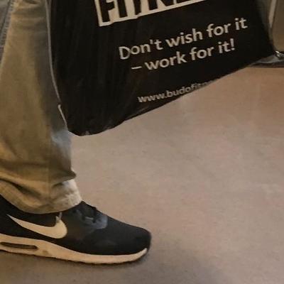 photo capturing the phrase, don't wish for it work for it!