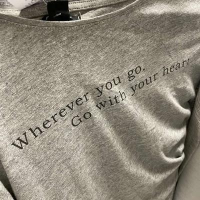 photo capturing the phrase, wherever you go. go with your heart