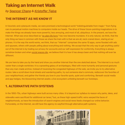 Taking an Internet Walk