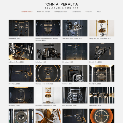 Recent Works — John A. Peralta