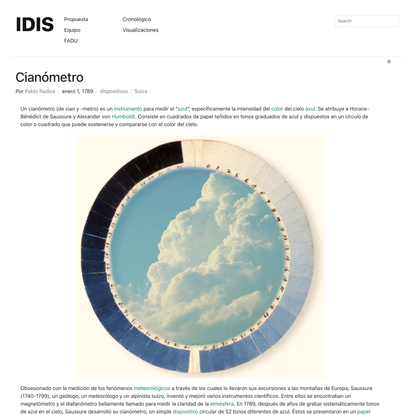Cianómetro | IDIS