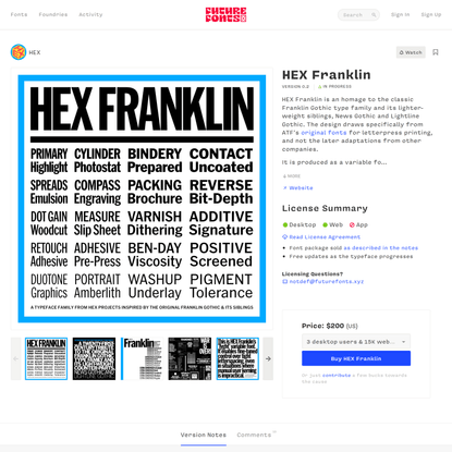 HEX - Future Fonts
