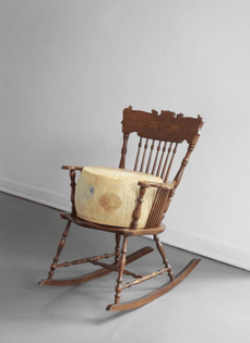 Darren Bader, Antipodes Parmigiano Reggiano Rocking Chair, 2013
