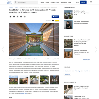 Local Colors in Rammed Earth Construction: 50 Projects Revealing Earth’s Vibrant Palette