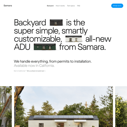 Backyard – Samara