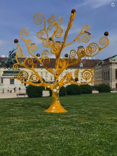 AR Demo of Klimt's "Tree of Life"