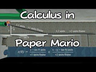 Using Calculus to Go Fast in Paper Mario: The Thousand-Year Door
