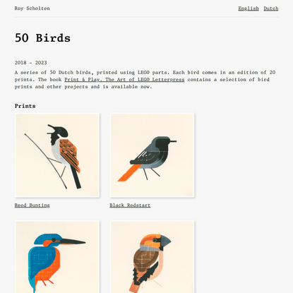50 Birds | Roy Scholten