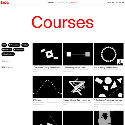 courses Archive • tim rodenbröker creative coding