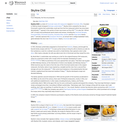 Skyline Chili - Wikipedia
