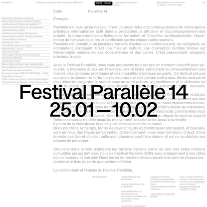 Festival Parallèle 14