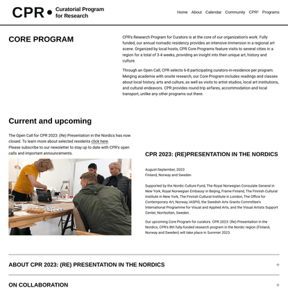 Core program — CPR