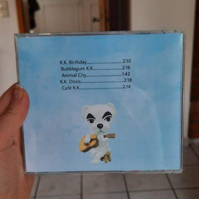 Animal Crossing KK Slider CDs made by MaroonFoxx