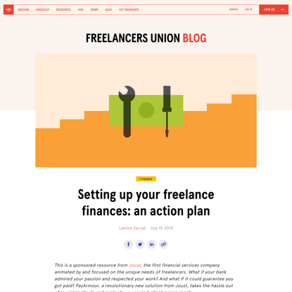 Setting up your freelance finances: an action plan
