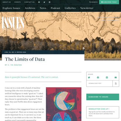 The Limits of Data
