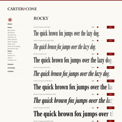 Carter & Cone Type Inc.
