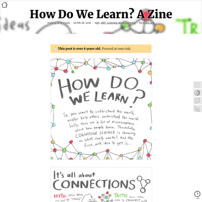 How Do We Learn? A Zine