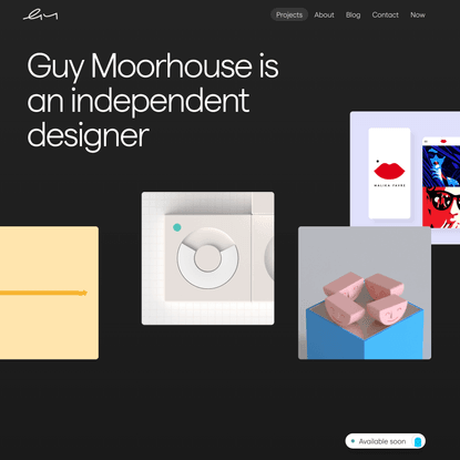Guy Moorhouse — Design, branding, prototyping and build