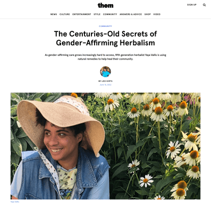This Trans Herbalist Is Sharing the Secrets of Gender-Affirming Herbalism