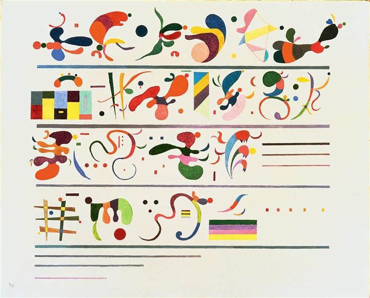 Vassily Kandinsky - Succession (synesthesia?)