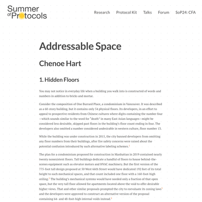 Addressable Space Web - Summer of Protocols