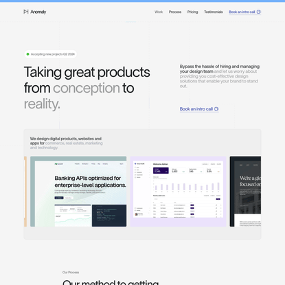 Anomaly | Design Studio For Product Founders.