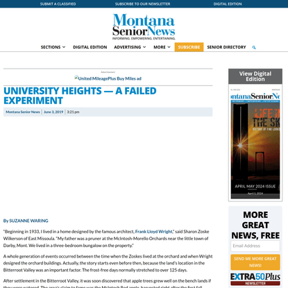 University Heights — A Failed Experiment