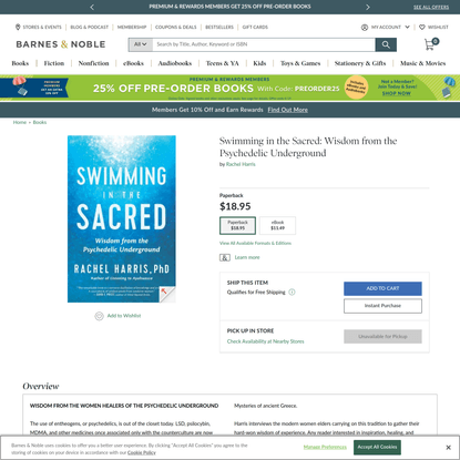 Swimming in the Sacred: Wisdom from the Psychedelic Underground|Paperback