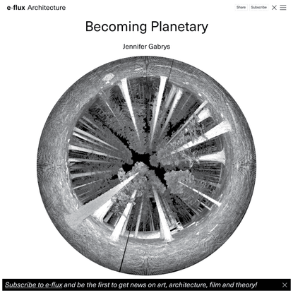 Accumulation - Jennifer Gabrys - Becoming Planetary