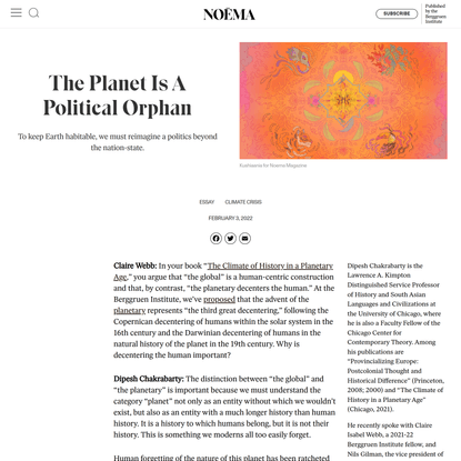The Planet Is A Political Orphan | NOEMA