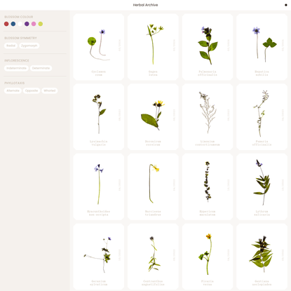 Herbarium | Herbal Archive